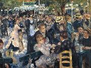 Pierre-Auguste Renoir Bal du moulin de la Galette oil on canvas